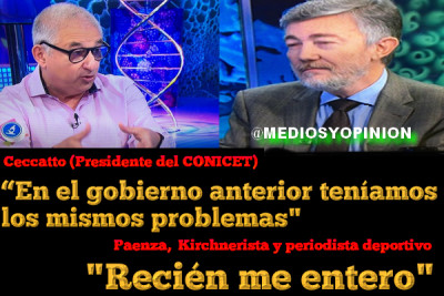 PAENZA VS PRESIDENTE DEL CONICET