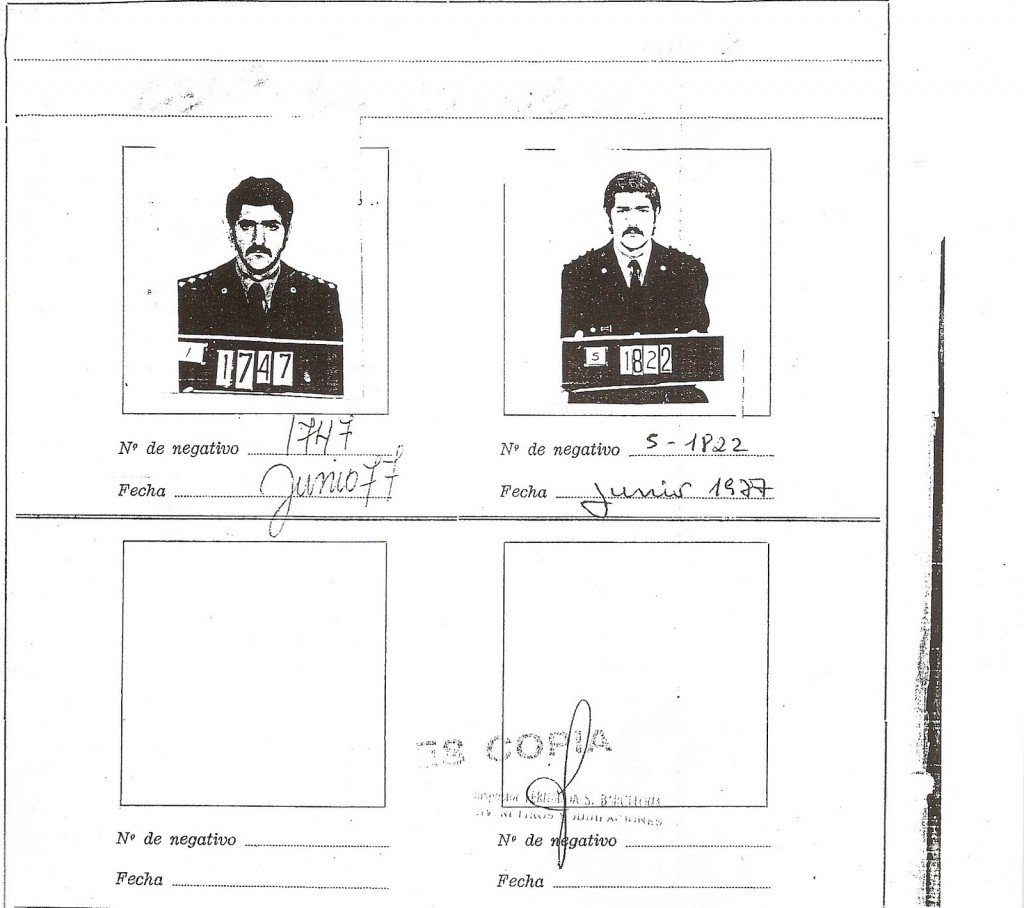 foto nerone (1) Foto de Rolando Oscar Nerone en su legajo personal de la Policía Federal