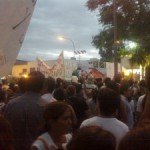 Manifestantes piden fin del convenio y renuncia de Beder. La Osisko insiste con la mina.