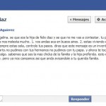 Amenazas a la hija de Félix Díaz