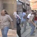 Comunero K en los incidentes del comedor en Chacarita