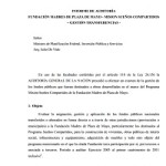 Informe de la AGN sobre Sueños Compartidos