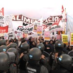 De cómo sirvieron los piquetes de la izquierda para acrecentar el paro (FOTOS)