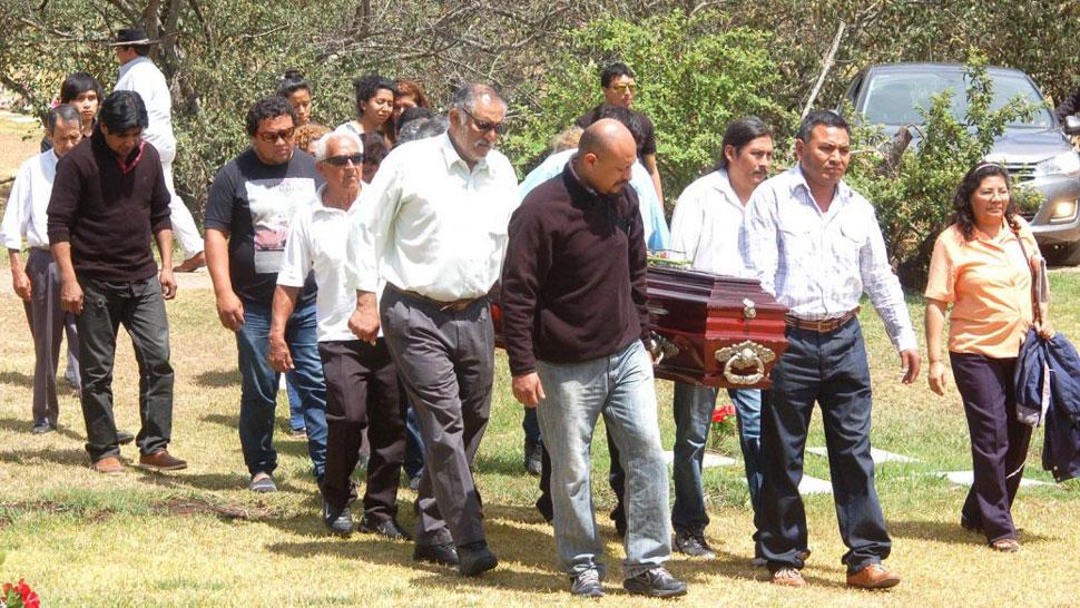 Los restos de la docente fueron enterrados en Salta.